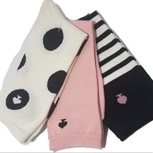 Kate Spade crew socks 3 pack